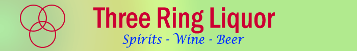 three ring liquor banner